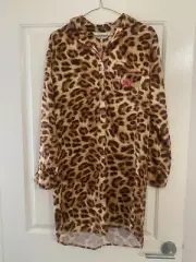 Peter Alexander Ladies Nightie Leopard Print Medium