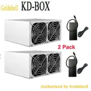 GoldShell KD-BOX 1.6T/s 205W Cryptocurrency KDA Miner with Power Supply 2PCS