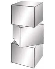 Peyton Lane Glass Mirrored Pedestal Table