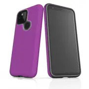 For Google Pixel 4a 5G Case Armour Protective Cover Purple