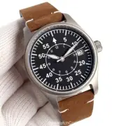 Ti-2 Titanium Pilot Automatic Watch for Men Diving NH35A Sapphire Crystal 39mm