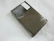 Donna Karan 510tc Supima Cotton Queen Flat Sheet Shitake NIP $125