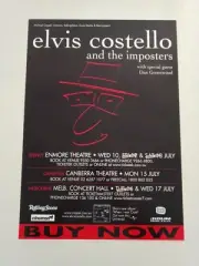 Elvis Costello & The Imposters - 2002 Australian Tour - Original Promo Poster