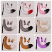 60cm Fox Ears Tail Spice And Wolf Holo Plush Anime Cosplay Props Costume Fancy