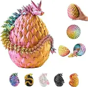 Dragon Figure Toy - Hatching Fantasy Dragon in The Egg - 36 cm Collectible Figure - Creative Role Play & Gift Idea for Boys & Girls (Red/Yellow/Green)