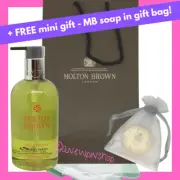 MOLTON BROWN Lime & Patchouli Hand Wash & FREE Soap Mini Gift + Gift Bag Tissue