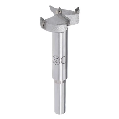 Hinge Boring Forstner Drill Bits, 32mm Diameter, 8mm Shank