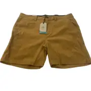 PrAna Mens Alameda Hiking Shorts 7" Outdoor Size 38/7 Embark Brown New