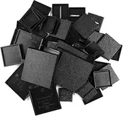 Evemodel Mixed Different Sizes Square Rectangle Bases for Wargames Tabletop (50pcs-Square Bases)