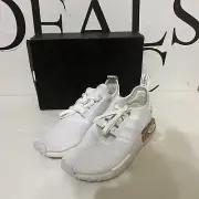 Size 9.5 - adidas NMD R1 White Copper Metallic 2020 FV1788 Damaged Box