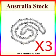 3 Pcs 15" Inch Bar 64DL Links 0.325 058 For STIHL Husqvarna CHAINSAW Chain Saws