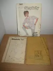 Misses Easy Sew Tunic Top Pull on Stirrup Pants Size (s) 10 12 Simplicity 7697