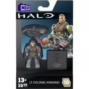 Mega Construx Halo Heroes Series 18 Lt. Colonel Kinsano Minifigure HNC47 BNIP