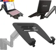 HEYMIX Laptop Vesa Mount Tray for Monitor Stand, Gas Spring Arms & Extension Arm