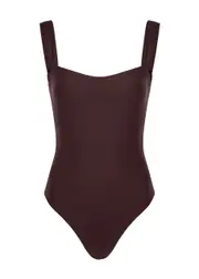 Faithfull The Brand Grazie Swimsuit - Brown - S (UK8-10 / S) S (UK8-10 / S)