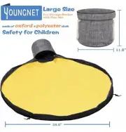 Toy Storage Organizer/Play Mat Foldable Toy Basket/Crate