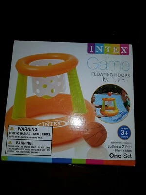 Floating Basketball Swimming Pool Inflatable Intex Water Game 078257305438