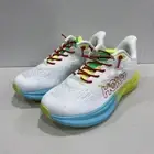 HOKA One One Y Mach 6 Kids Running Shoes Size 12.5MD WRT White Multi Color