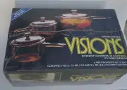 new old stock corning visions 1986 -6 piece rangetop set new sealed in box