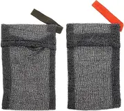 Vaguelly 2pcs Bar Soap Pouch Foaming Net Soap Saver Set for Exfoliating Face Body