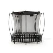 VULY Thunder 2 Pro Medium 12ft Springless Trampoline with Enclosure - Round Kids Trampolines Bundle With Shade Cover