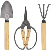 N&V Bonsai Scissors Set, 3 Pcs Set Including Bonsai Scissors, Mini Rake and M...