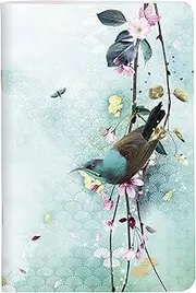 Clairefontaine Sakura Dream 115581C Notebook, 11 x 17 cm, 48 Lined Sheets, Glossy Coating, Assorted Designs, Pack of 1