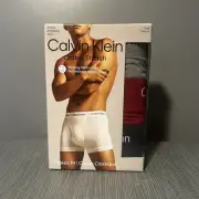 Calvin Klein Men’s XLarge Cotton Stretch Trunks Multicolor 3 Pack