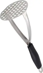Joyoldelf Heavy Duty Stainless Steel Potato Masher, Professional Integrated Tool