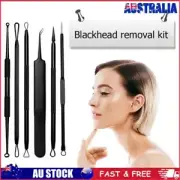 11pcs Blackhead Extractor Kit Needle Clip Tweezers Easily Remove Acne/Pimple