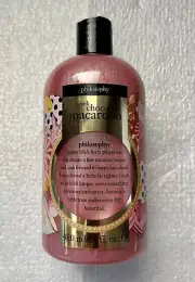 Philosophy Pink Chocolate Macaroon Shower Gel Shampoo Bubble Bath 16oz New 480mL