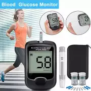 Blood Sugar Meter Lancets Blood Glucose Monitor Diabetes Testing Kit Test Strips