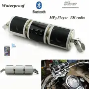 Motorcycle Audio Sound System Bluetooth MP3 FM Radio Stereo Speaker For Kawasaki