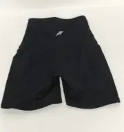 JupiterGear Jolie High-Waisted Athletic Shorts With Hip Pockets Black - XS