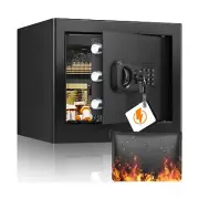 1.2 Cubic Home Safe Fireproof Waterproof with Fireproof Bag, Anti-Theft Firep...