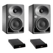 Neumann KH 80 DSP 4" 2-Way Studio Monitor (Pair) w/ (2) Isolation Pad