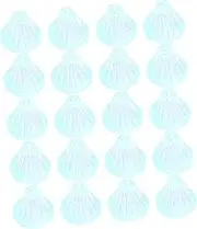 SHINEOFI 1 Shell Shape Double Hole Sequins for DIY Crafts Sparkly Decoration for Sewing Appliques Earrings Clothing Accessories Versatile Crafting Supply Bag