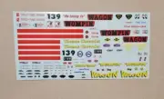 AMT 1/25 1955 CHEVROLET NOMAD DECAL SHEET