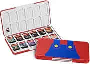 KENOBEE 24 Game Card Case Compatible with Nintendo Switch/Switch Lite/Switch OLED 2021, 24 Slot Storage Holder for SD Card&Switch Game Card, Slim Portable Storage Cartridge Box for Travel Carrying