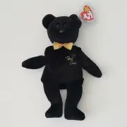 Ty Beanie Baby "THE END" the Bear 1999 with RARE Flat Tush Tag!!, Retired & New