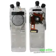 Transparent Replacement Housing Case with Speaker Mic For XTS3000 Radio