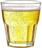 qwmvhfg， Personalised Pint Glass,Beer Cup Beer Glass 4/5 OZ Clear 10 Piece Set Easy Stacking in The Cupboard Plus Great for Drinking with(L)