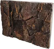 FOMIYES Stone Aquarium Background Rock Fish Tank Background 3D Reptile Habitat Backgrounds Rocky Terrarium Background Vinyl for Bearded Dragons Fish Gecko B