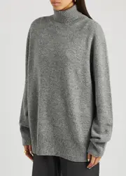 The Row Stepny Roll-neck Wool-blend Jumper - Grey - S S