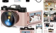 4K Digital Camera for Photography, 56MP Vlogging Video WiFi Camera for YouTube