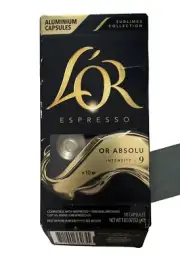 L'OR OR ABSOLU Espresso Inten. 10 Cups NESPRESSO Caps BB: 09/23