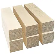 6pcs Basswood Carving Blocks For Wood Beginners Carving Hobby Kit Diy Carving Wood wood color