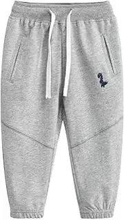 [KBQLXPKJW] 2024 Children's Fall Boys Sweatpants, Toddler Cotton Slip on Jogging Bottoms, Children's Elasticated Waist Stretch Pants with Elastic Cord/580