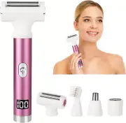 Afeitadora eléctrica para mujeres y hombres, eléctrica inalámbrica húmeda y seca