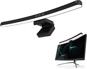 Curved Monitor Light Bar, 5V 1A Asymmetric Optical Touch Dimming Screen Monitor Light Bar with 7 Color RGB for Curved Screen